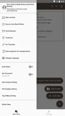 Story Plotter android App screenshot 6
